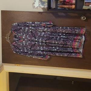 New Directions Dress, Size Large, Navy